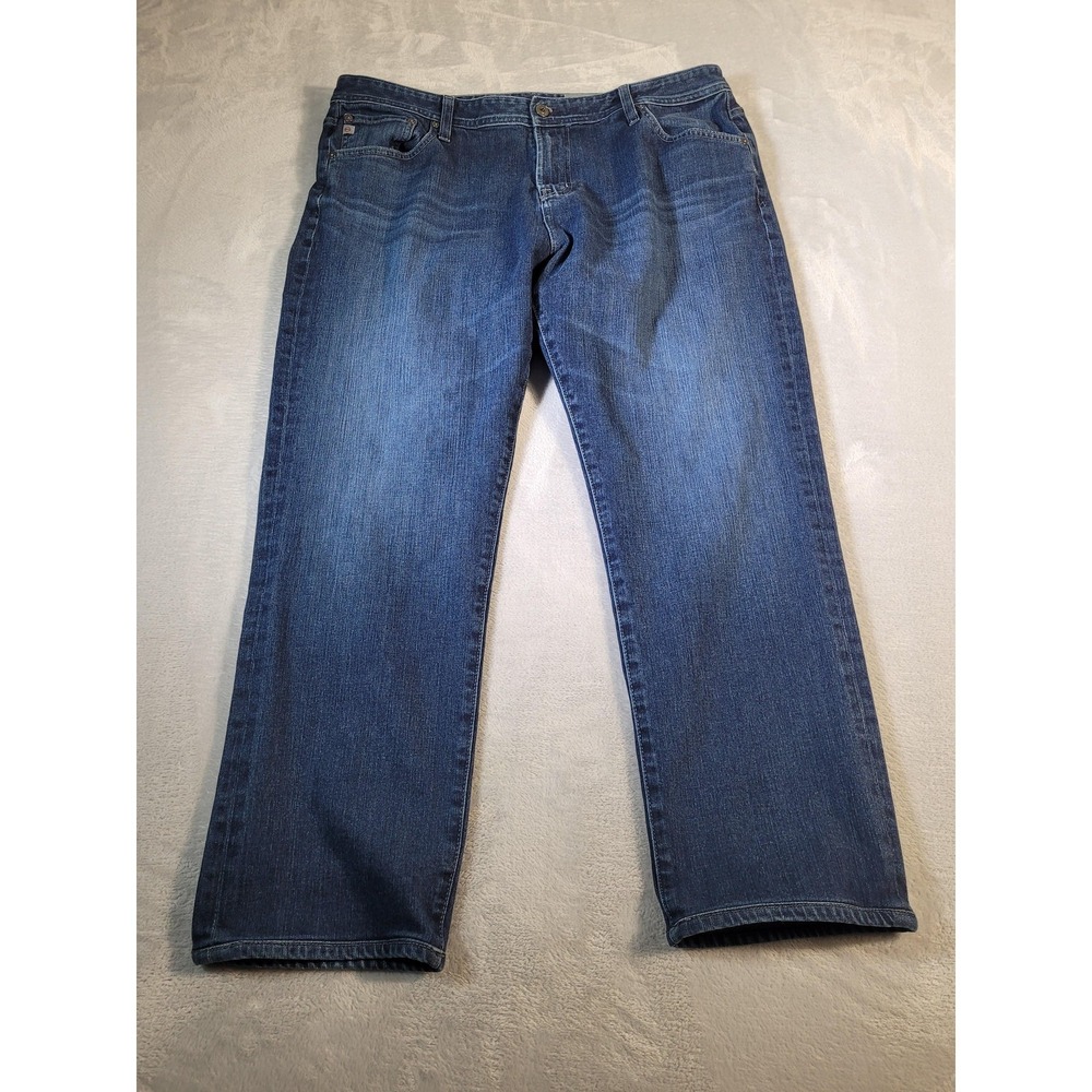 AG Adriano Goldschmied The Graduate Jeans Mens 39x31 Blue Denim 360 Stretch